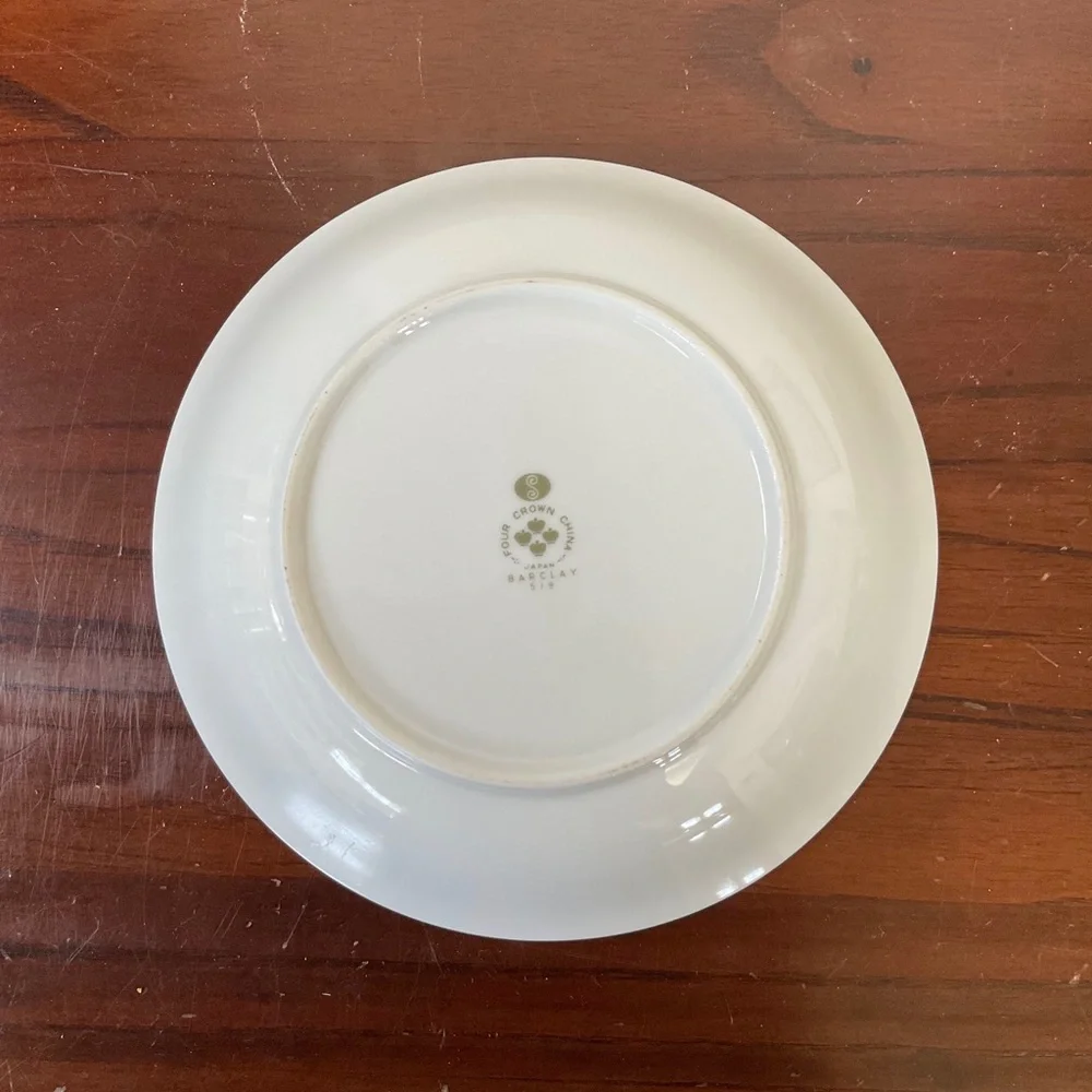 Four Crown China Barclay 519 4 soup bowls